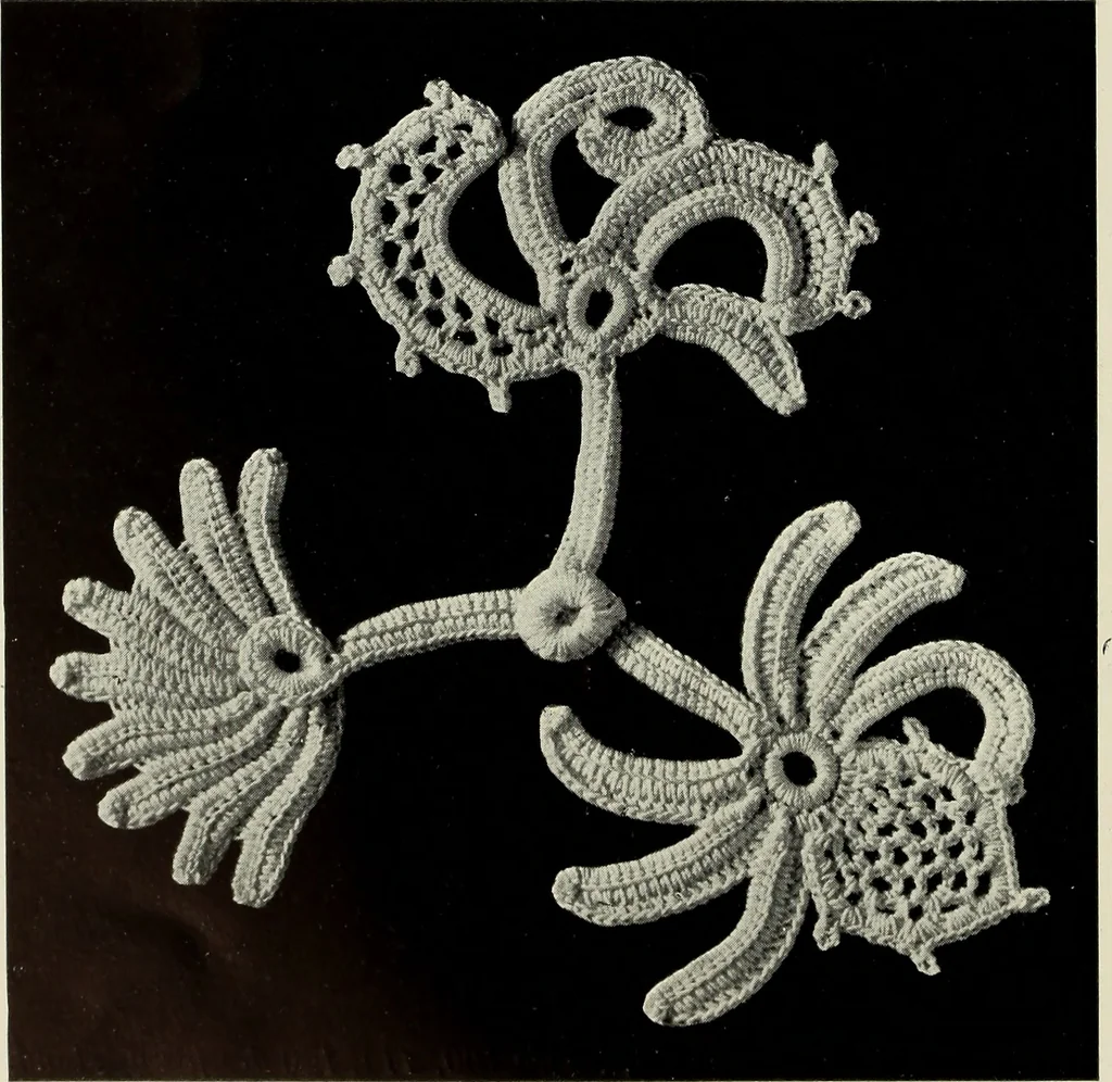 An illustration from Album de guipure d'Irlande, 1900, leaf 89