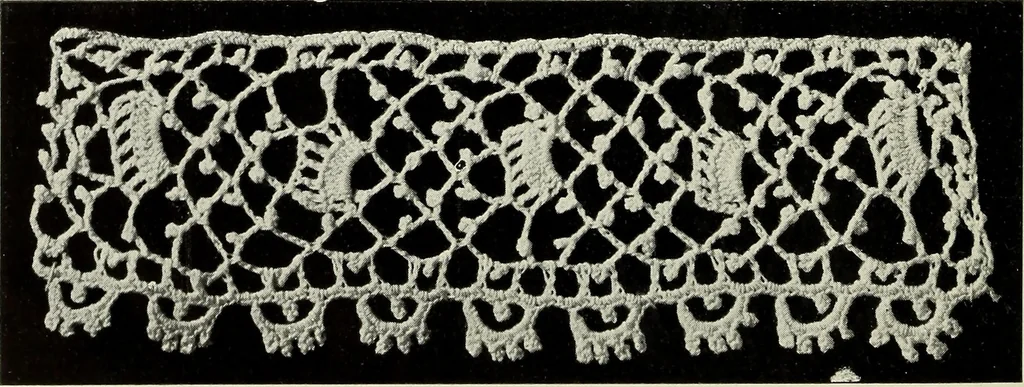 An illustration from Album de guipure d'Irlande, 1900, leaf 95