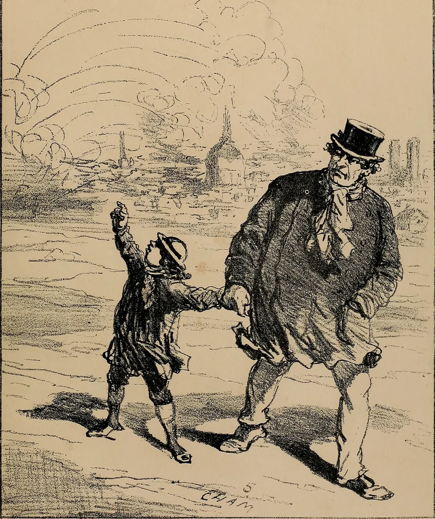 An illustration from Album du siège : recueil de caricatures publiées pendant le siège dans le Charivari, 1871, leaf 10