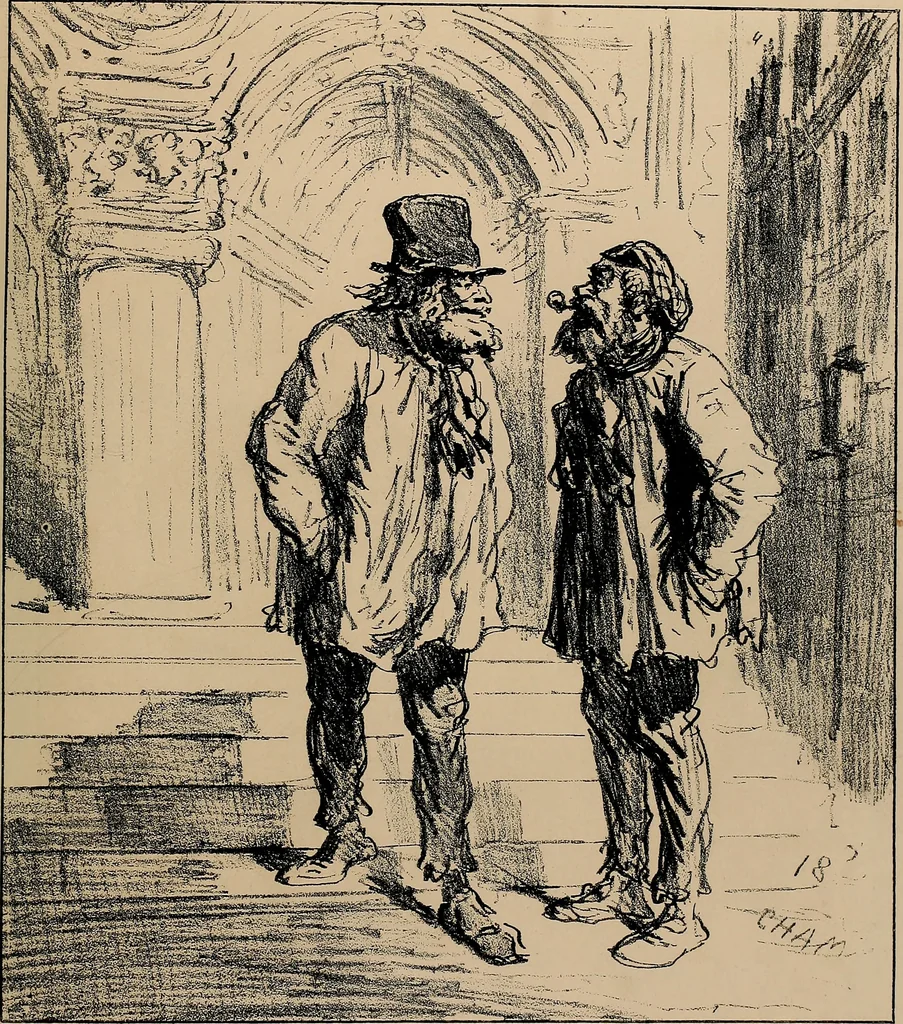 An illustration from Album du siège : recueil de caricatures publiées pendant le siège dans le Charivari, 1871, leaf 26
