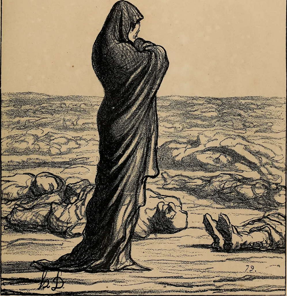 An illustration from Album du siège : recueil de caricatures publiées pendant le siège dans le Charivari, 1871, leaf 38