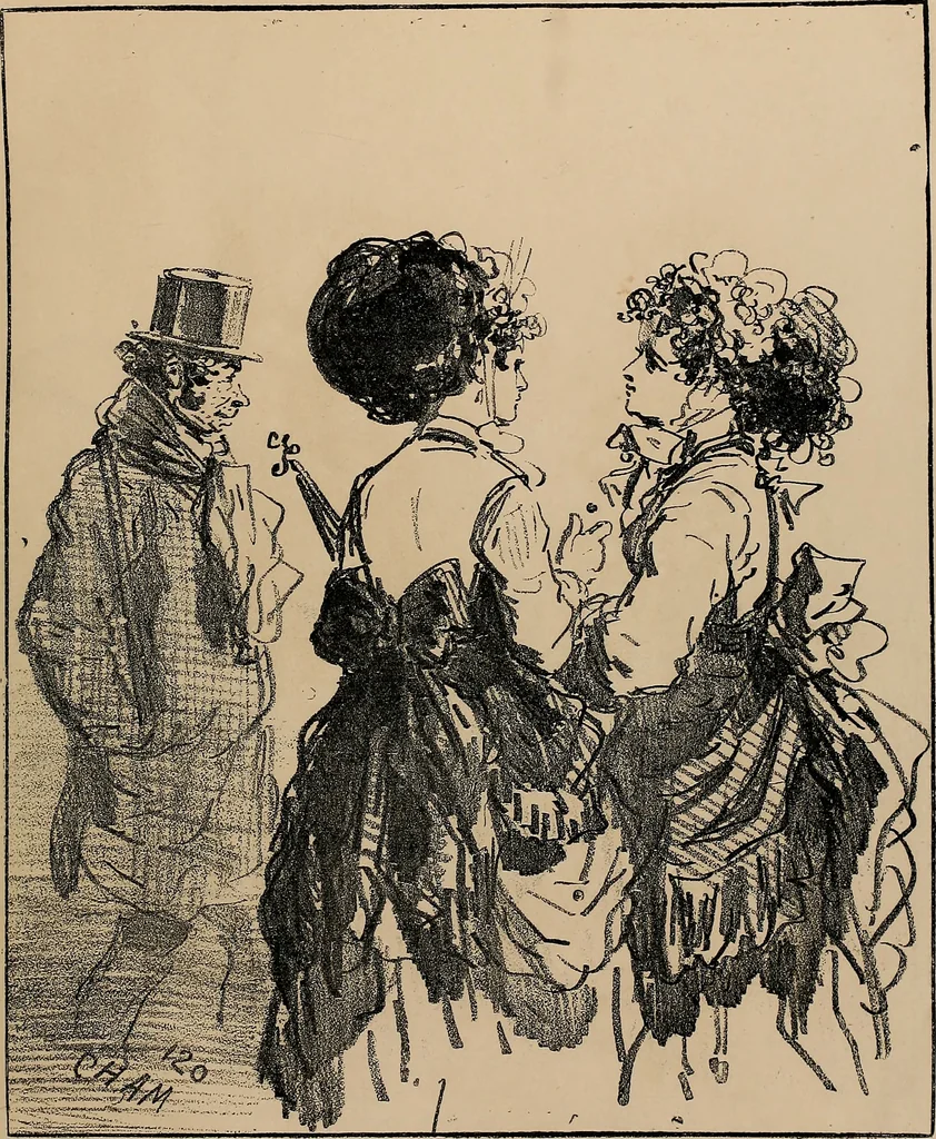 An illustration from Album du siège : recueil de caricatures publiées pendant le siège dans le Charivari, 1871, leaf 42