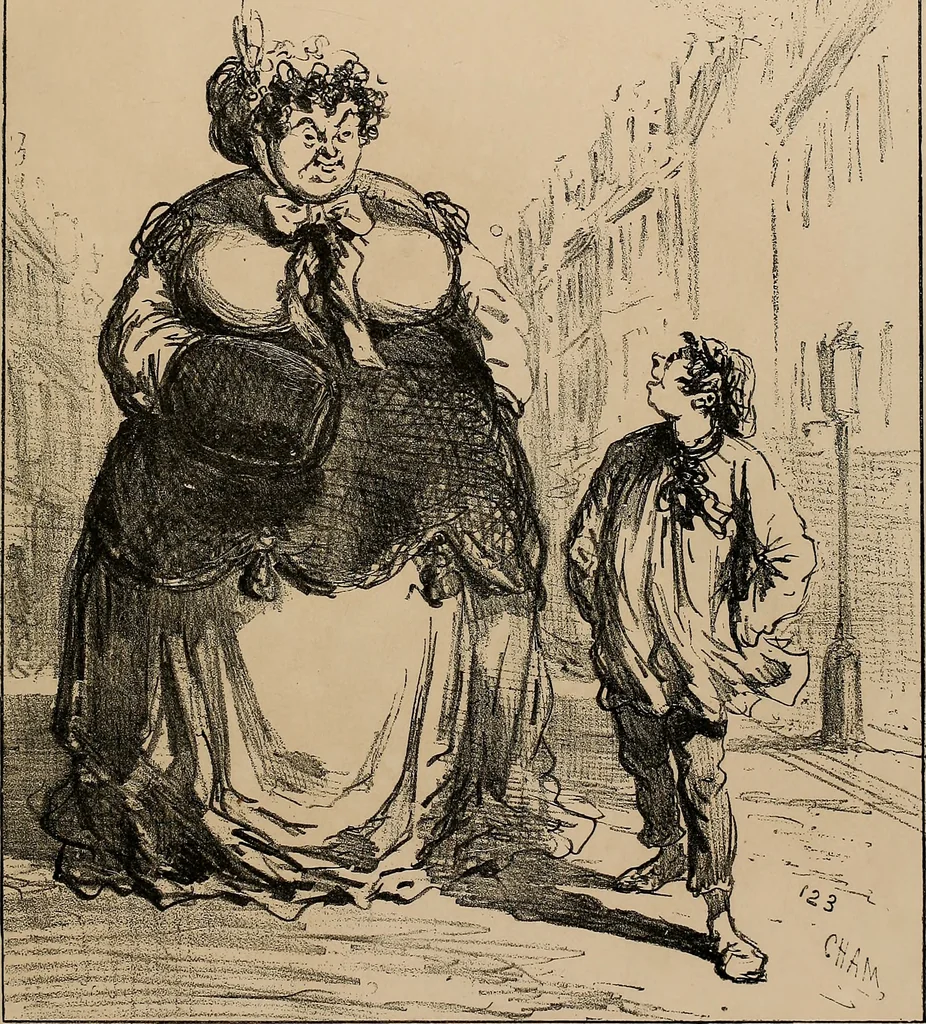 An illustration from Album du siège : recueil de caricatures publiées pendant le siège dans le Charivari, 1871, leaf 44