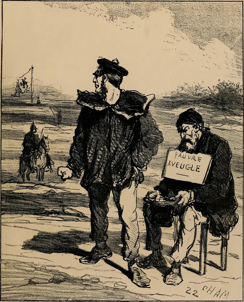 An illustration from Album du siège : recueil de caricatures publiées pendant le siège dans le Charivari, 1871, leaf 80