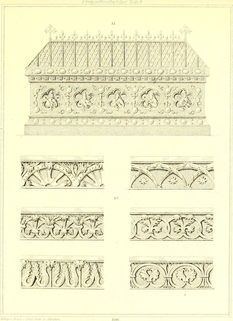 An illustration from Album mittelalterlicher Kunst, 1846, leaf 110