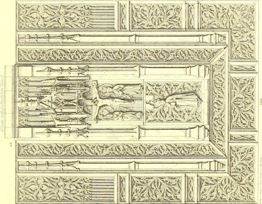 An illustration from Album mittelalterlicher Kunst, 1846, leaf 114