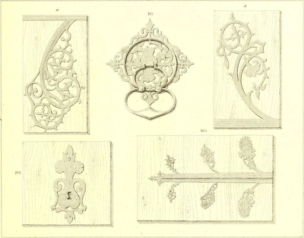 An illustration from Album mittelalterlicher Kunst, 1846, leaf 132