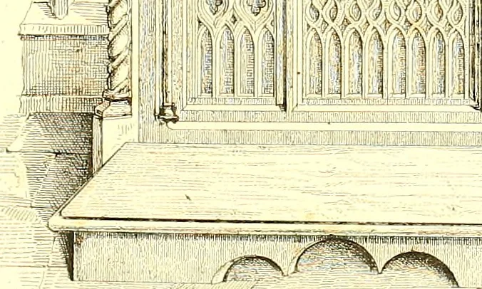 An illustration from Album mittelalterlicher Kunst, 1846, leaf 136