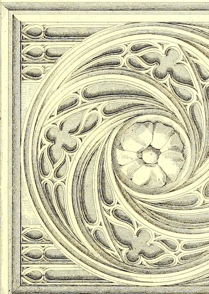 An illustration from Album mittelalterlicher Kunst, 1846, leaf 140