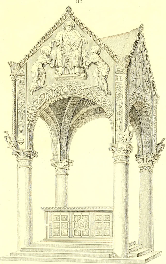 An illustration from Album mittelalterlicher Kunst, 1846, leaf 142