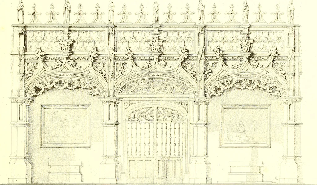 An illustration from Album mittelalterlicher Kunst, 1846, leaf 148