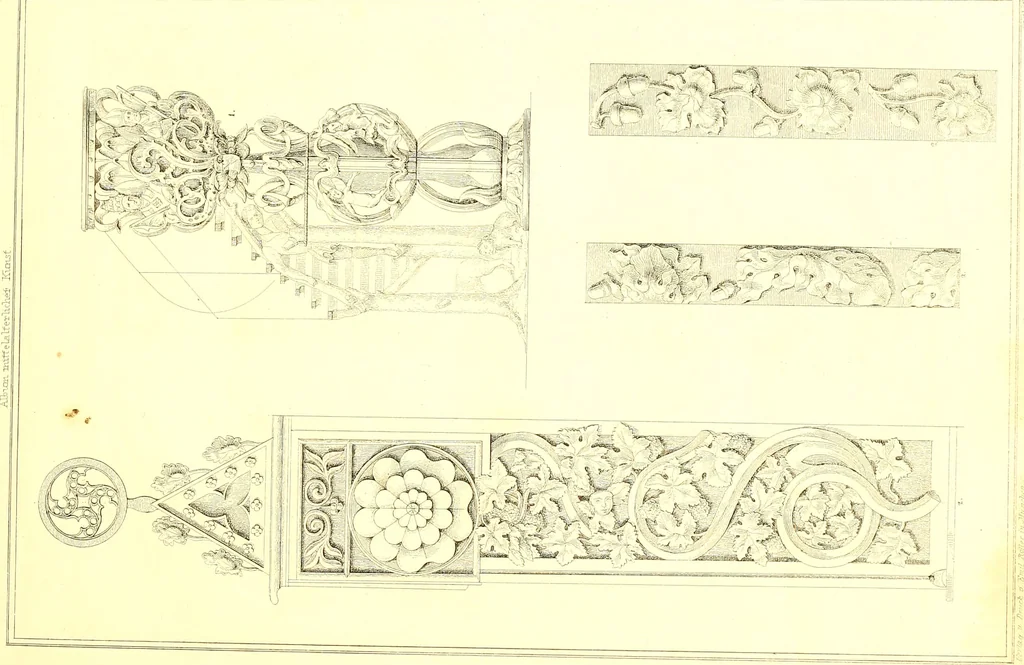 An illustration from Album mittelalterlicher Kunst, 1846, leaf 34