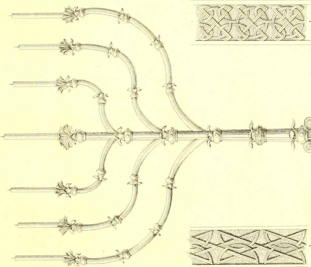 An illustration from Album mittelalterlicher Kunst, 1846, leaf 38
