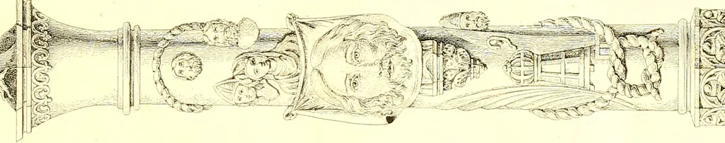 An illustration from Album mittelalterlicher Kunst, 1846, leaf 40