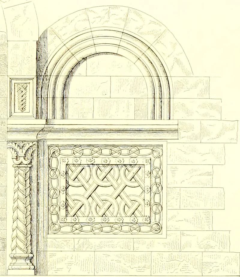 An illustration from Album mittelalterlicher Kunst, 1846, leaf 52