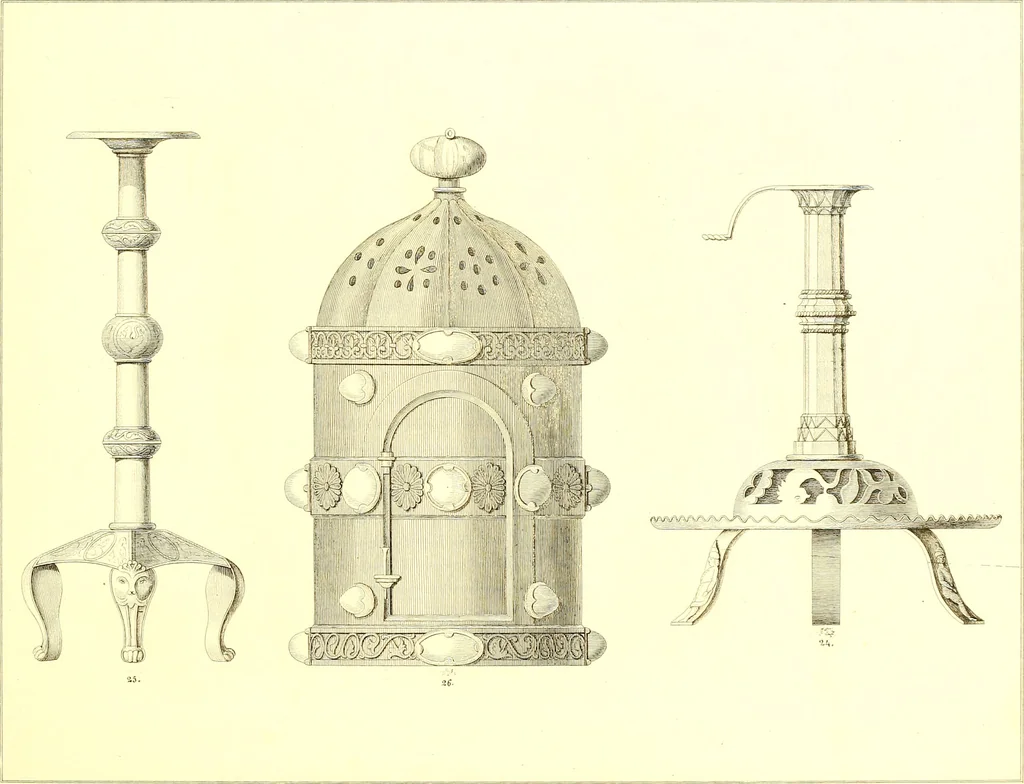 An illustration from Album mittelalterlicher Kunst, 1846, leaf 54