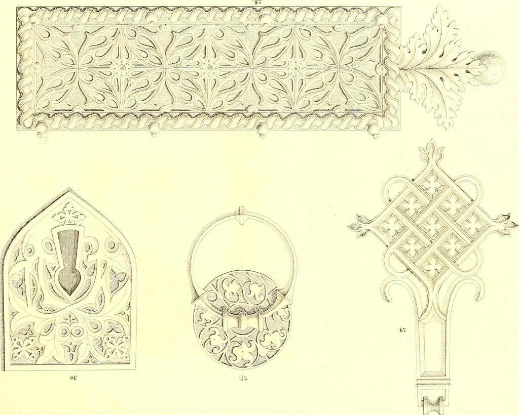 An illustration from Album mittelalterlicher Kunst, 1846, leaf 56