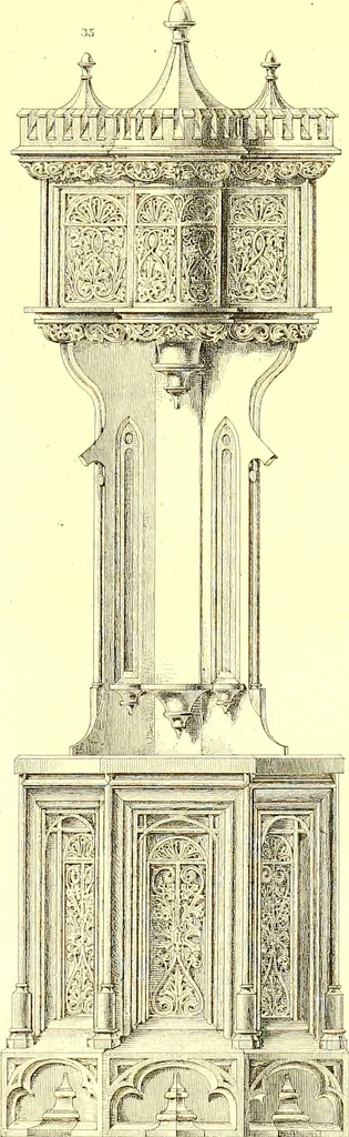 An illustration from Album mittelalterlicher Kunst, 1846, leaf 62
