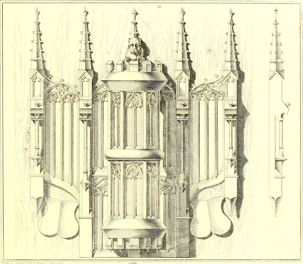 An illustration from Album mittelalterlicher Kunst, 1846, leaf 66