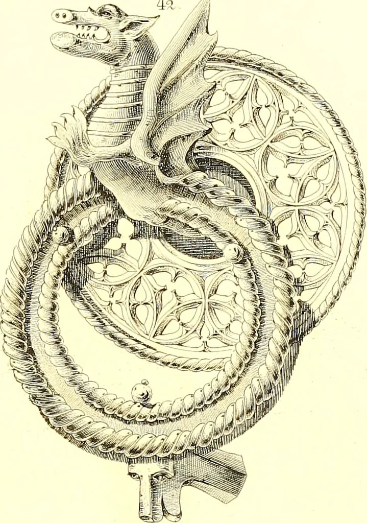 An illustration from Album mittelalterlicher Kunst, 1846, leaf 68
