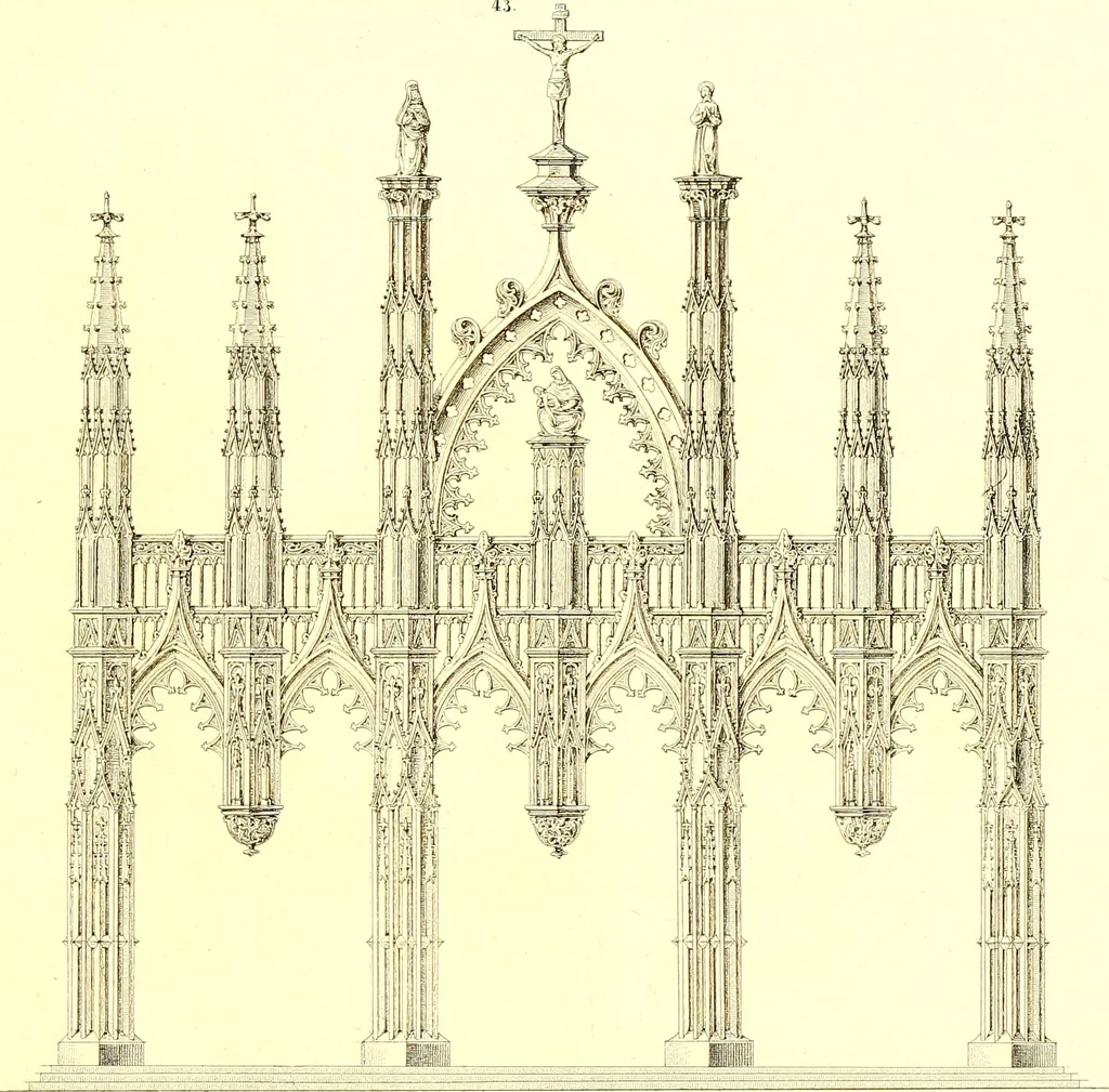 An illustration from Album mittelalterlicher Kunst, 1846, leaf 70