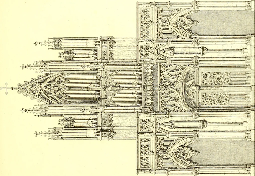 An illustration from Album mittelalterlicher Kunst, 1846, leaf 72