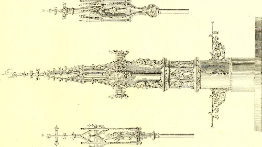 An illustration from Album mittelalterlicher Kunst, 1846, leaf 74