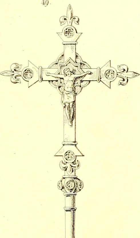 An illustration from Album mittelalterlicher Kunst, 1846, leaf 76