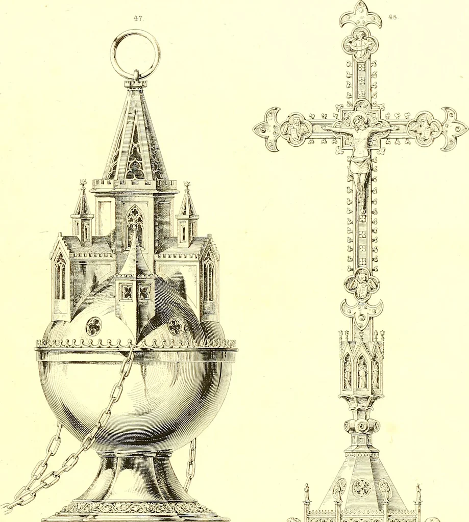 An illustration from Album mittelalterlicher Kunst, 1846, leaf 76