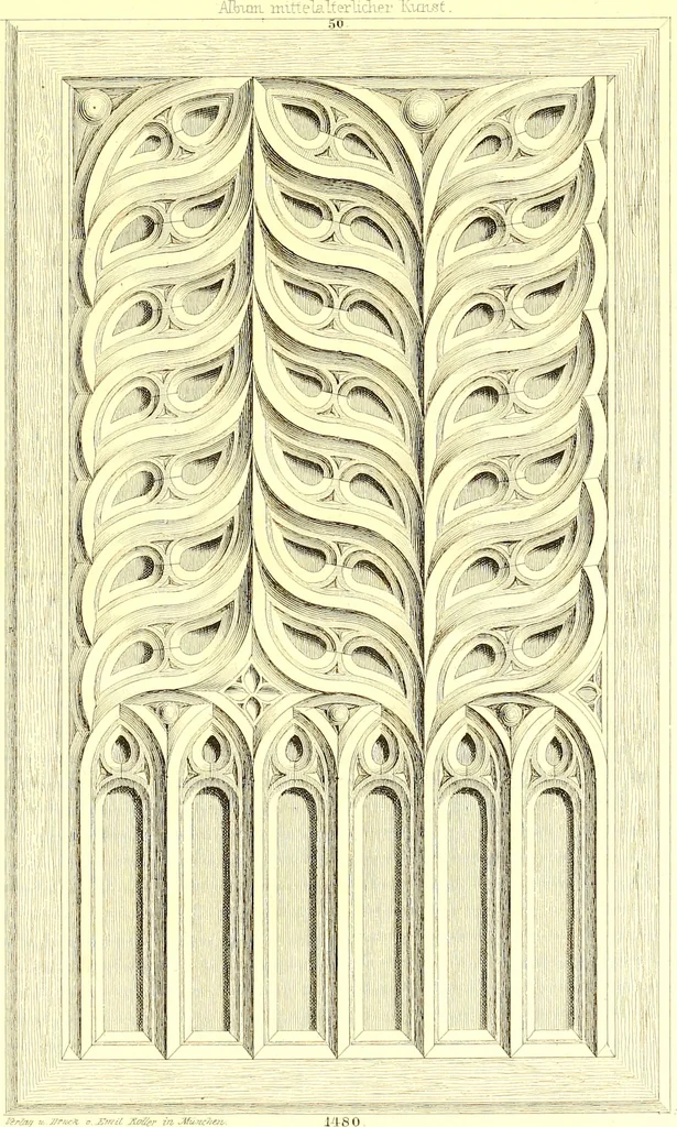 An illustration from Album mittelalterlicher Kunst, 1846, leaf 78