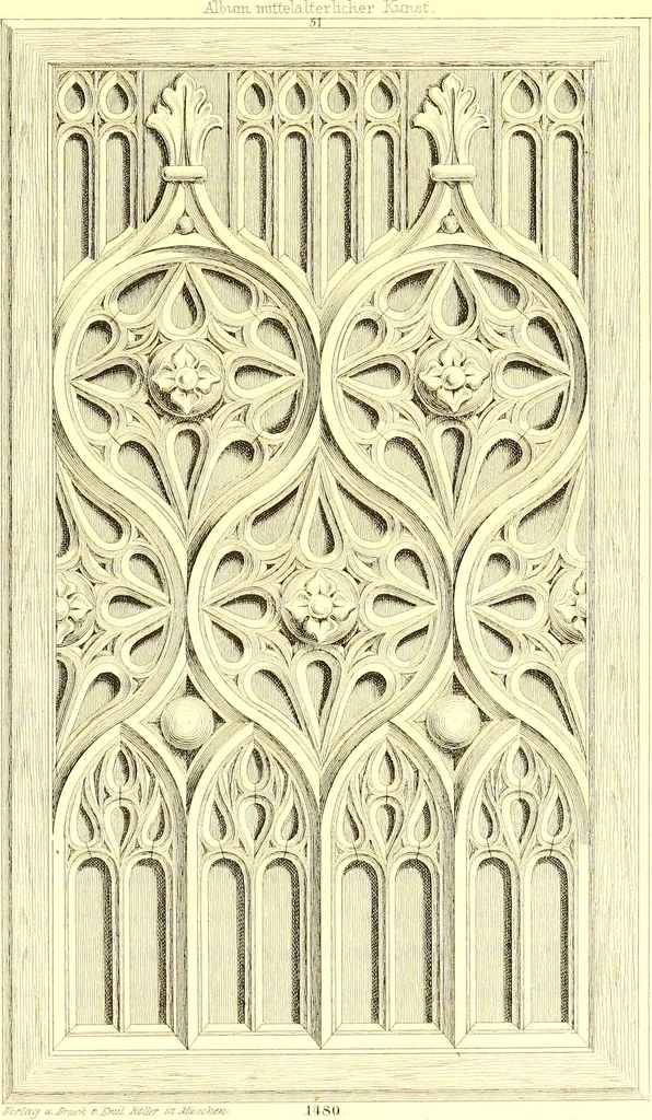 An illustration from Album mittelalterlicher Kunst, 1846, leaf 80