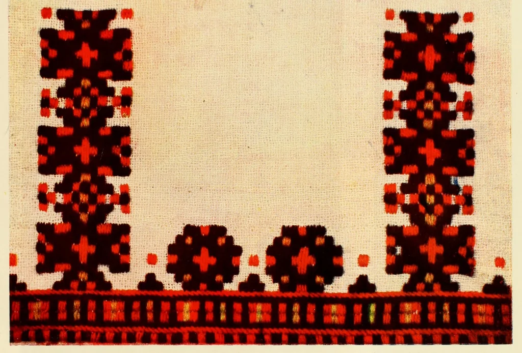 An illustration from Album na bulgarski makedonski shevitsi = Album de broderies macédoniennes bulgares, 1926, leaf 23