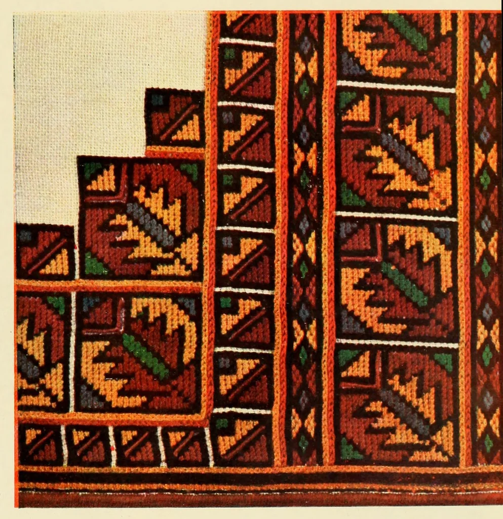 An illustration from Album na bulgarski makedonski shevitsi = Album de broderies macédoniennes bulgares, 1926, leaf 35