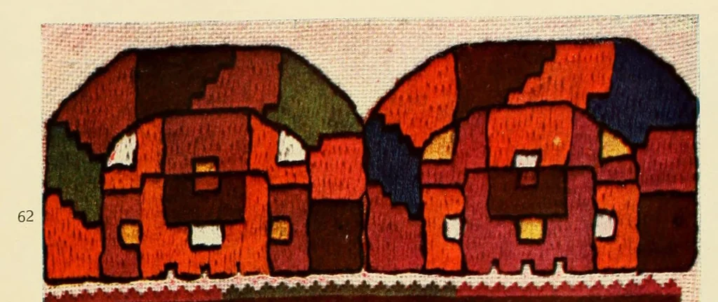 An illustration from Album na bulgarski makedonski shevitsi = Album de broderies macédoniennes bulgares, 1926, leaf 42