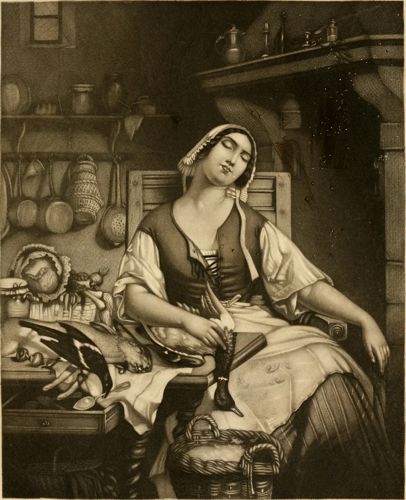 An illustration from Album of engravings, 1877, leaf 16