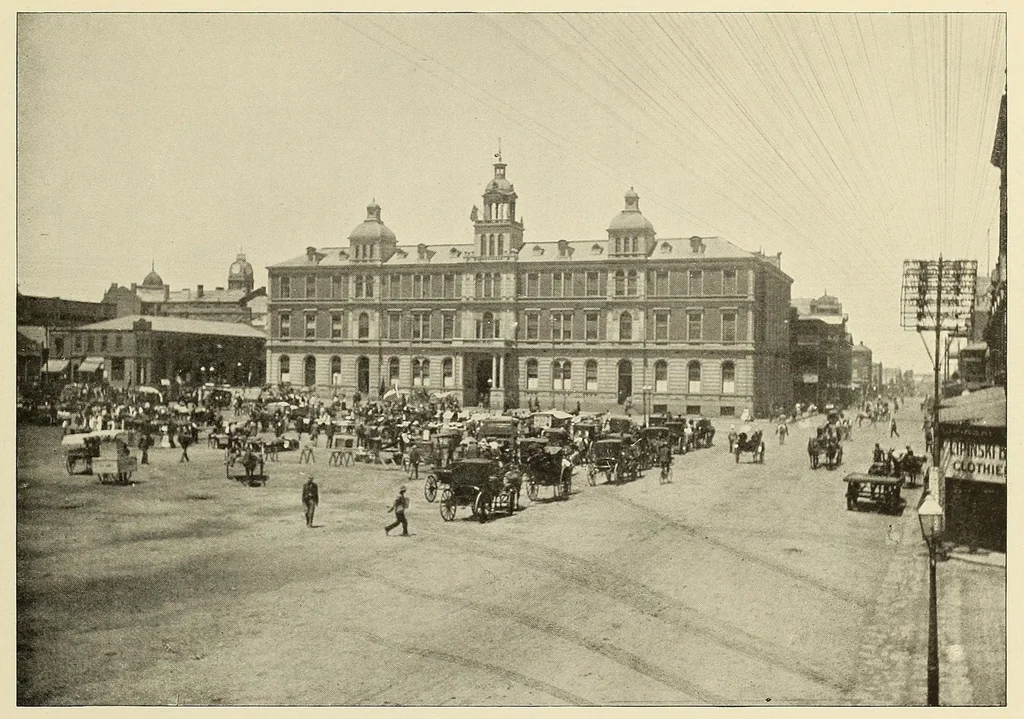 An illustration from Album of photographic views of South Africa, 1903, leaf 45