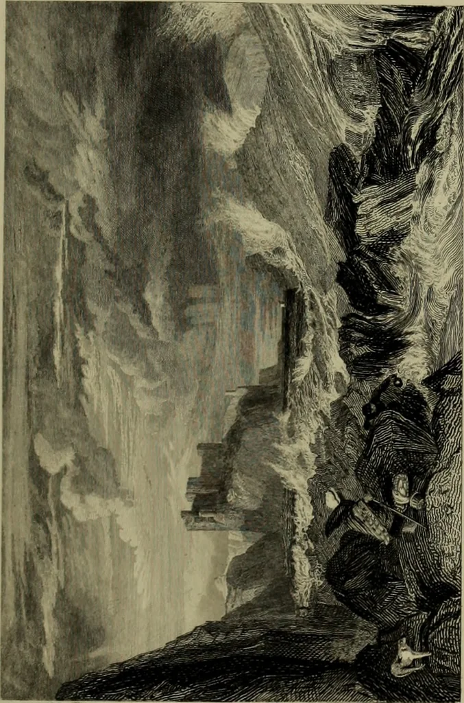 An illustration from Album of Scottish Scenery : a Series of Views, Illustrating Several Places of Interest Mentioned in Sir W. Scott's Poems and Novels, 1860, leaf 104