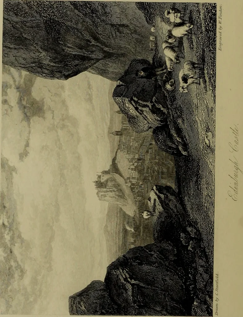 An illustration from Album of Scottish Scenery : a Series of Views, Illustrating Several Places of Interest Mentioned in Sir W. Scott's Poems and Novels, 1860, leaf 13