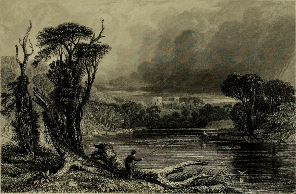 An illustration from Album of Scottish Scenery : a Series of Views, Illustrating Several Places of Interest Mentioned in Sir W. Scott's Poems and Novels, 1860, leaf 18