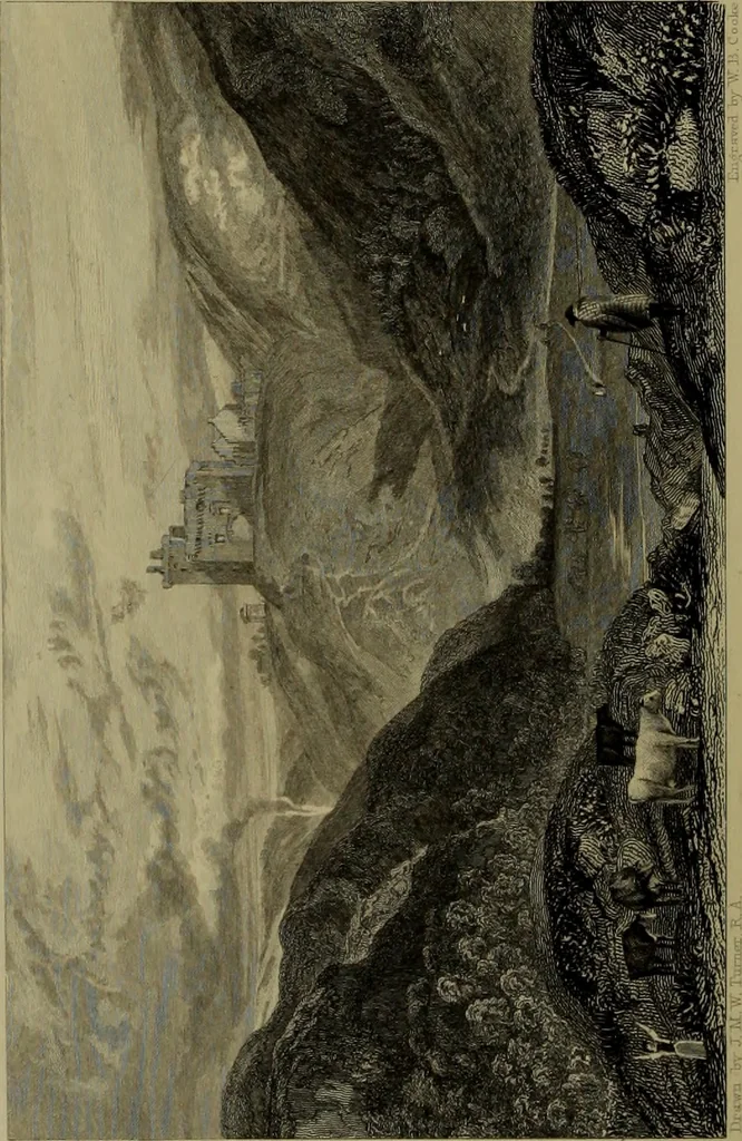 An illustration from Album of Scottish Scenery : a Series of Views, Illustrating Several Places of Interest Mentioned in Sir W. Scott's Poems and Novels, 1860, leaf 37