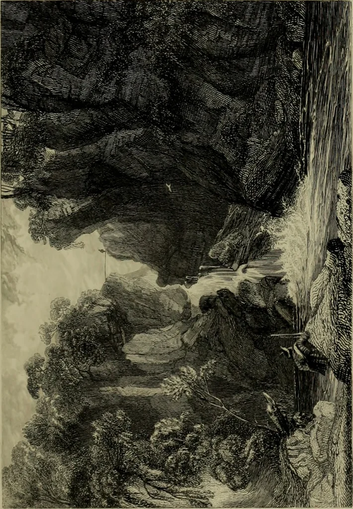 An illustration from Album of Scottish Scenery : a Series of Views, Illustrating Several Places of Interest Mentioned in Sir W. Scott's Poems and Novels, 1860, leaf 66