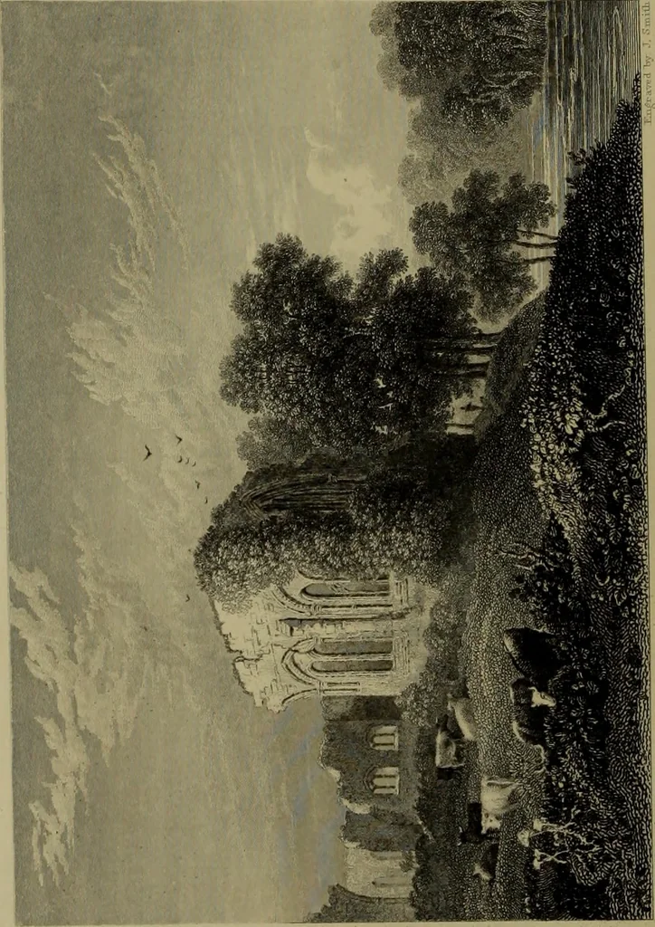 An illustration from Album of Scottish Scenery : a Series of Views, Illustrating Several Places of Interest Mentioned in Sir W. Scott's Poems and Novels, 1860, leaf 87