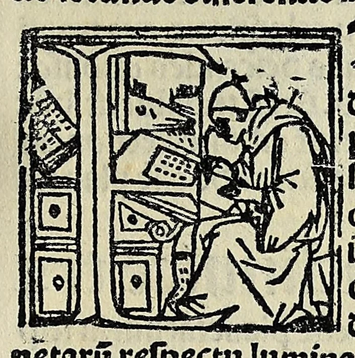 An illustration from Alchabitius cum comento, 1502, leaf 117