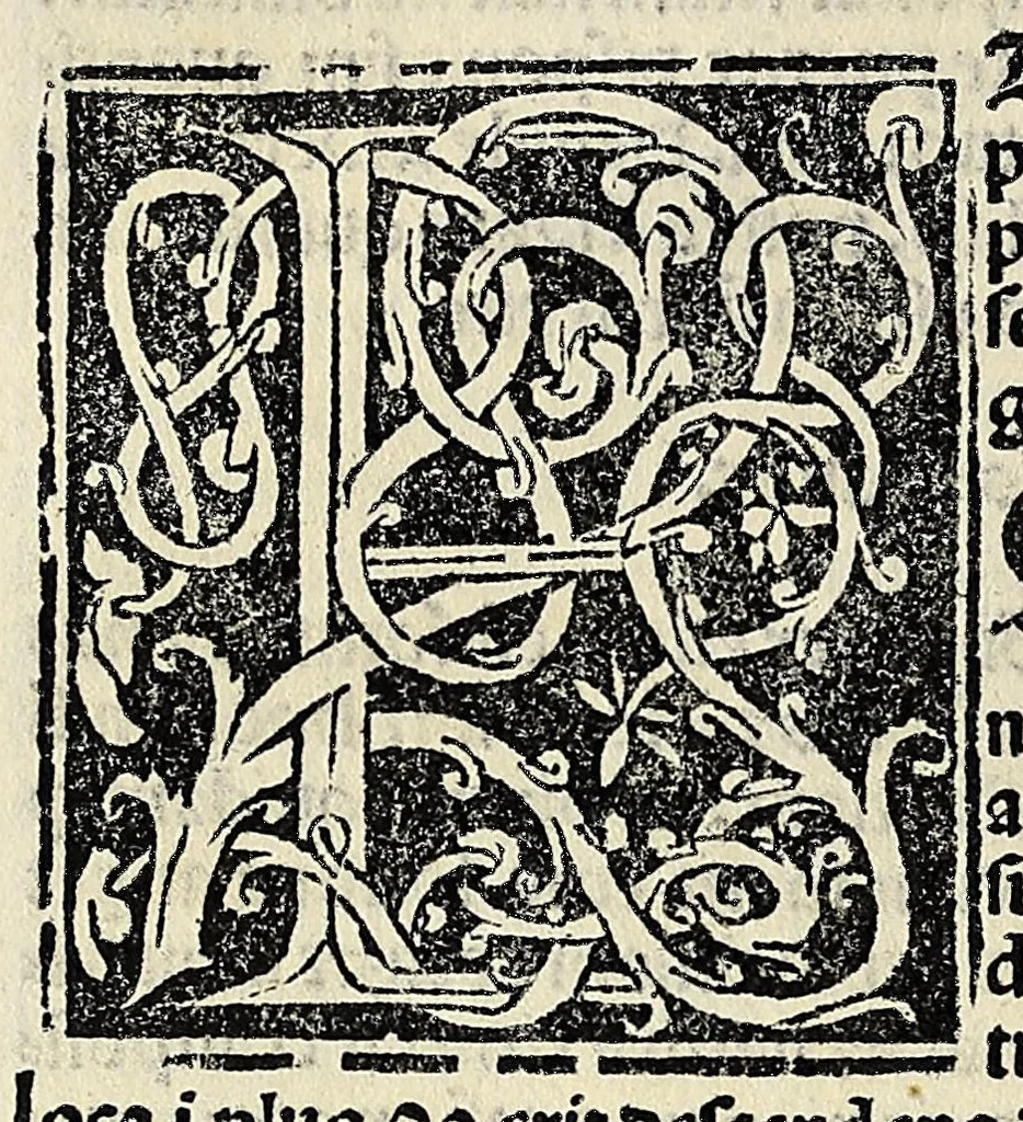An illustration from Alchabitius cum comento, 1502, leaf 34