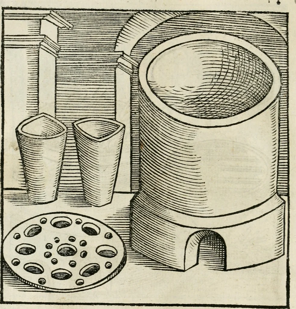 An illustration from Alchemiae Gebri Arabis philosophi solertissimi libri, cum reliquis, ut versa pagella indicabit, 1545, leaf 211