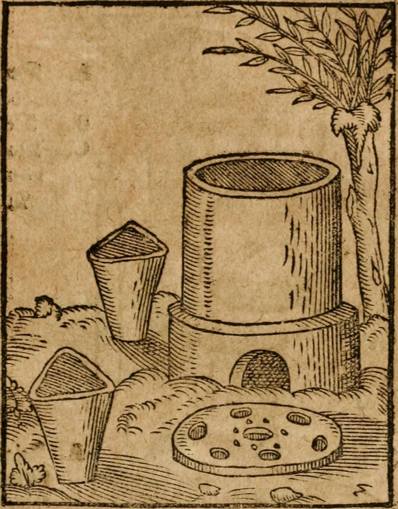 An illustration from Alchimia nova, das ist, Die güldene Kunst selbst, oder, Aller Künsten Mutter : sampt dero heimlichen Secreten, vnzehlichen verborgenen Kindern vnd Früchten ..., 1603, leaf 56