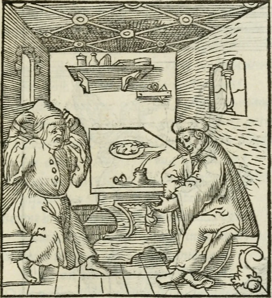 An illustration from Andreae Alciati emblematvm libellvs, 1534, leaf 104