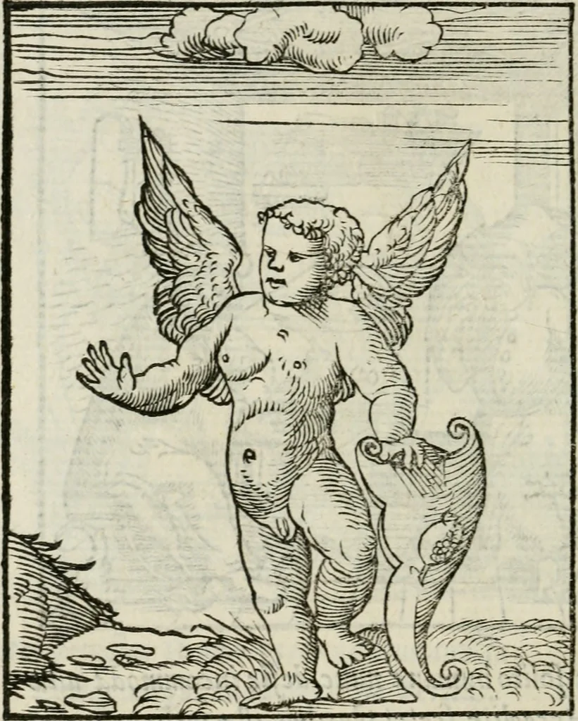 An illustration from Andreae Alciati emblematvm libellvs, 1534, leaf 105