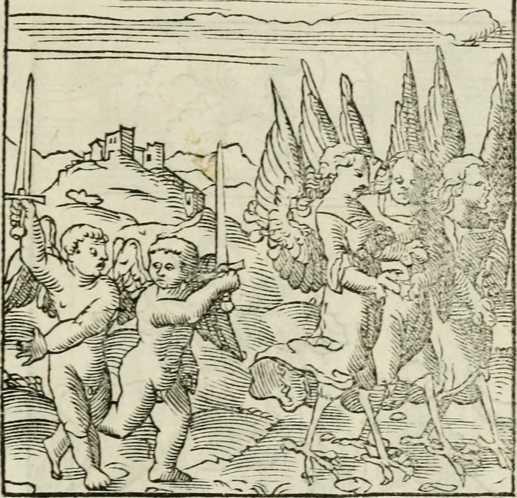 An illustration from Andreae Alciati emblematvm libellvs, 1534, leaf 110