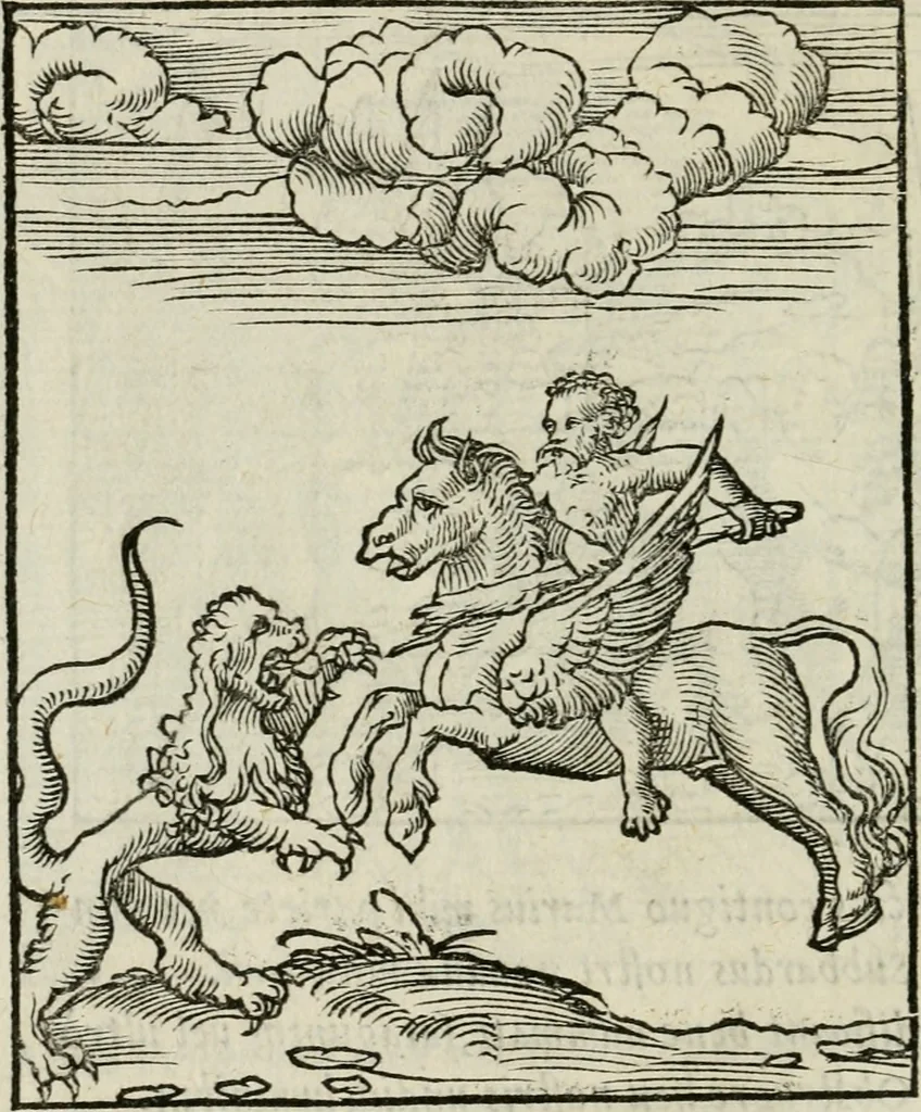 An illustration from Andreae Alciati emblematvm libellvs, 1534, leaf 111